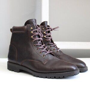 American Eagle Outfitters Women's Brown Lace-Up Hiking Boots 3107 Size 8
